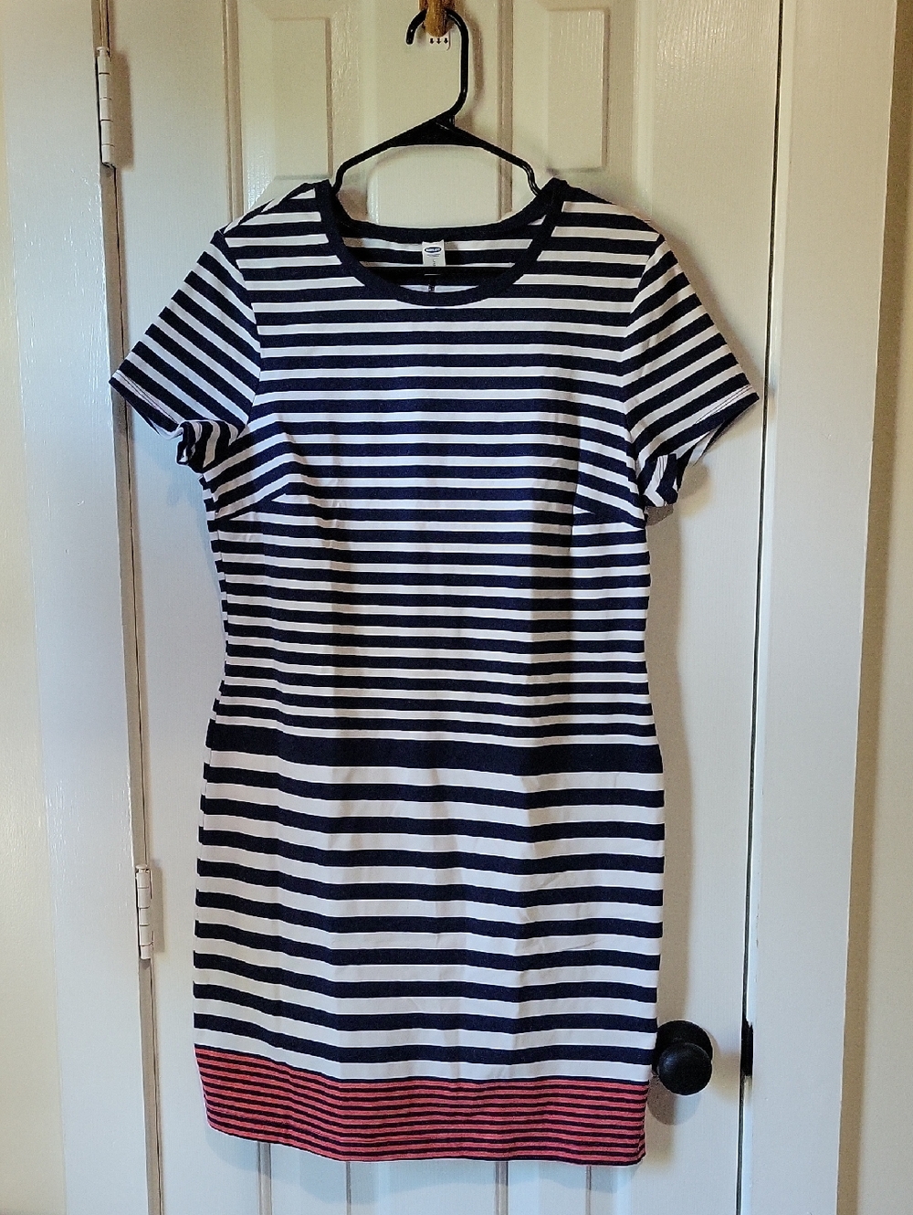 Old Navy Striped Short-Sleeve Mini Dress
